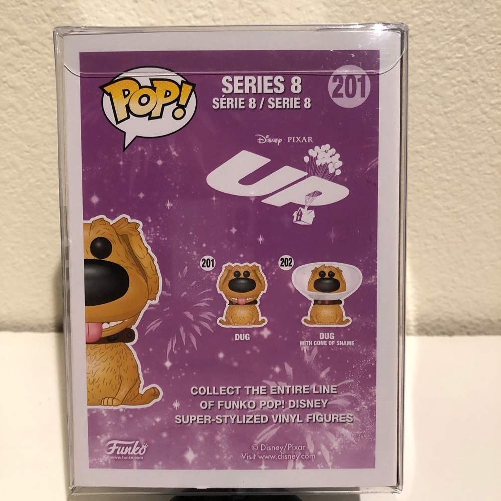 VAULTED Up! - Dug (Flocked) #201 - Hot Topic Exclusive - Picture 3 of 5